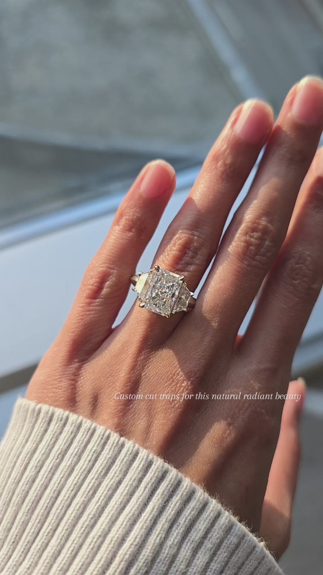 Jean — Three-Stone Engagement Ring | Sital Jansson